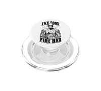 Tinta de Tatuaje Frankenstein Good Fire Bad Halloween Monster PopSockets PopGrip para MagSafe