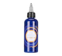 Tinta de tatuaje profesional, pigmento de tatuaje corporal de coloración rápida portátil, tinta de tatuaje de larga duración de 90 ml, accesorios de pinturas de maquillaje(azul claro)