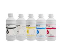 Tinta DTF para la película de la impresora directa Transferencia de calor compatible con película de PET Hot Hot Powder Transferencia Película Textil Tinta DTF Impresión 500ml 5 Color(5Color)