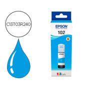 Tinta Epson Ecotank 102 Et-2700 / 2750 / 3700 / 3750 / 4750 Bote De 70 Ml Cian 6.000 Pag