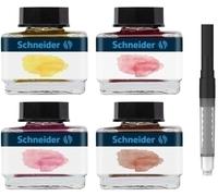 Tinta estilografica schneider frasco 15 pastel set regalo modelo 2 (4