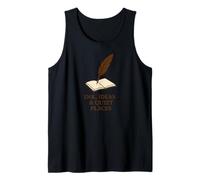 Tinta, Ideas y Lugares tranquilos: Libro de Pluma de Pluma Camiseta sin Mangas