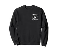 Tinta Mama Esqueleto Mano Rock Sign Bats Cool Tattoo Mom Sudadera