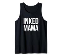 Tinta Mamá Tatuada Mamá Madre con Tatuaje Camiseta sin Mangas
