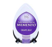 Tinta Memento Color Jalea de UVA translúcida 32x50mm. Almohadilla Gota