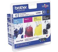 TINTA ORIGINAL BROTHER LC980VALBP PACK COLOR Y BLACK PARA DCP-145C/ DCP-165C/ DCP-195C/MFC-250