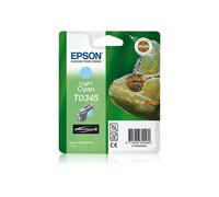 Tinta original epson cian claro stylus photo/2100 (t0345)