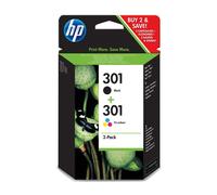 Tinta Original Hp 301 Multipack Negro Tricolor N9j72ae