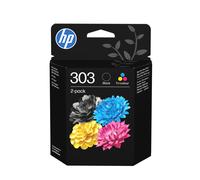 HP Paquete de 2 cartuchos de tinta Original 303 negro/tricolor