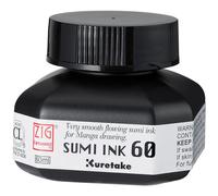 Tinta para bol?grafo Zig Sumi de 60 ml, color negro