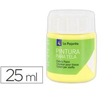 Pintura Para Tela LA PAJARITA 25 ml. Color Amarillo Claro