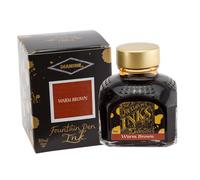 Tinta para pluma estilogr fica Diamine, botella de 80 ml, color marr n oscuro