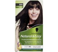 Tinta Per Capelli Colorazione Permanente Natural & Easy N 580 Castano Scuro Naturale