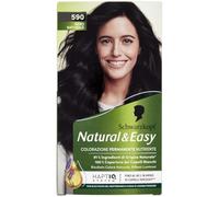 Tinta Per Capelli Colorazione Permanente Natural & Easy N 590 Nero Naturale