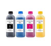 Tinta pigmentada a Base de Agua T08H1 T08H4 de 500ML para Tinta Compatible con Impresora Workforce Enterprise Am C4000 C4000(Cyan)