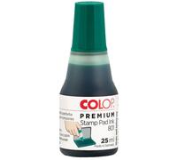 Tinta premium COLOP 801 no t xica a base de agua (verde, 25 ml)