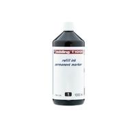 Tinta rotulador edding frasco 1 litro t1000 negro