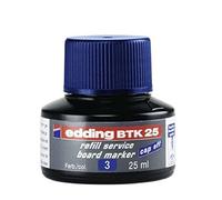 Tinta Rotulador Edding Pizarra Blanca Btk-25 Color Azul Bote 25 Ml