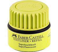 Tinta Rotulador Faber Castell Textliner Fluorescente 1549 Con Sistema Capilar Color Amarillo Bote 30 Ml