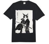 Tinta Samurai Cat Warrior - Katana Japonesa de Arte felino Comfort Colors Adult Heavyweight T-Shirt