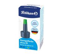 Tinta tampon pelikan verde frasco de 28 ml (Paquete de 2) Verde 28 ml (Paquete d
