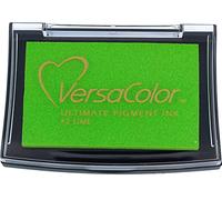 Tinta VERSACOLOR Color Lima Opaca 95x65mm. Almohadilla. Tinta Textura densa, Resistente. Ideal Manualidades, Scrapbooking en Papel, Madera y cartón.