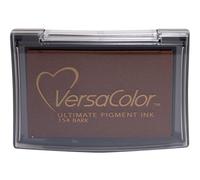 Tinta VERSACOLOR Color marrón Claro Opaca 95x65mm. Almohadilla. Tinta Textura densa, Resistente. Ideal Manualidades, Scrapbooking en Papel, Madera y cartón.