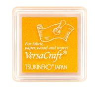 Tinta VERSACRAFT para textil color amarillo Saffron 33x33mm. Almohadilla