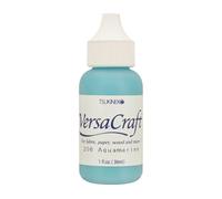 Tinta VERSACRAFT para textil color azul Aquamarine recarga 30ml. Bote cánula