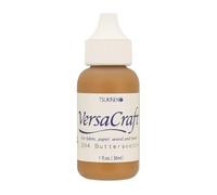 Tinta VERSACRAFT para textil color marron Butterscotch recarga 30ml. Bote cánula
