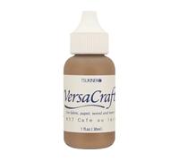 Tinta VERSACRAFT para textil color marron Cafe au lait recarga 30ml. Bote cánula