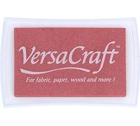 Tinta VERSACRAFT para textil color rosa ceniza 95x65mm. Almohadilla