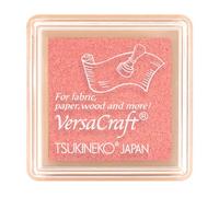 Tinta VERSACRAFT para textil color rosa Pink Almond 33x33mm. Almohadilla