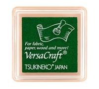 Tinta VERSACRAFT para textil color verde Clover 33x33mm. Almohadilla