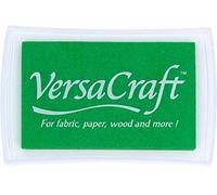 Tinta VERSACRAFT para textil color verde primavera 95x65mm. Almohadilla