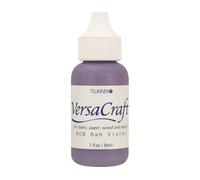 Tinta VERSACRAFT para textil color violeta Ash Violet recarga 30ml. Bote cánula