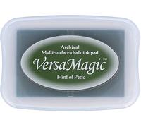 Tinta VERSAMAGIC color toque de pesto efecto tiza 95x65mm. Almohadilla