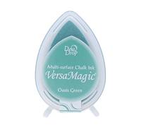 Tinta VERSAMAGIC Color Verde Oasis Efecto Tiza 32x50mm. Almohadilla Gota