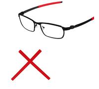 Tintart Calcetines de repuesto para gafas de sol Oakley Pitchman OX8050 / Pitchman R OX8105, rosso, Taille unique