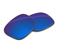 Tintart Lentes de repuesto de rendimiento compatibles con Oakley Turbine OO9263 policarbonato polarizado grabado azul zafiro
