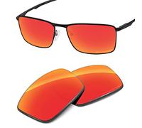 Tintart Performance Lentes compatibles con Oakley Conductor 6 Polarized Etched, Rojo (Rojo (Fire Red - Polarized)), Talla única