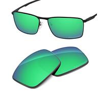 Tintart Performance Lentes compatibles con Oakley Conductor 6 Polarized Etched, Verde (Verde esmeralda - polarizado.), Talla única