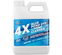 Tinte azul para estanques y lagos, colorante de lago 2 en 1 + enzimas, hace que el agua turbia sea limpia y hermosa, mantiene el agua fresca, clara e ideal para peces y vida silvestre