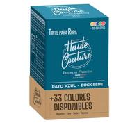 Tinte Azul Pato Haute Couture - Algodón Lino Seda Viscosa 350g