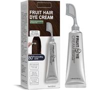 Tinte Capilar Botanical Color Boost Fruit Essence, Crema Tinte Capilar Natural con Frutas Vegetales, para Mujeres y Hombres