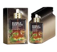 Tinte capilar en crema con extracto vegetal que no daña el cabello. Tinte Bubble Plants. Nutre el cuero cabelludo, protege el cabello y reduce la sequedad. Fácil de usar. Para todo tipo de cabello