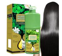Tinte Capilar En Espuma - Champú Bubble Mousse De 500 Ml, Mousse Natural Para Cabello Con Color Vegetal Saludable, Espuma Vegetal De Larga Duración HairBye Para Hombres Y Mujeres, Salón En Casa
