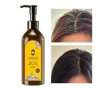 Tinte Capilar Natural para Mujeres, Champú Tinte, Champú Crema Colorante Con Tonos Para Cobertura De Canas Pareja y Familia Para Mujeres