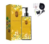 Tinte capilar nutritivo a base de plantas, suaviza y aporta brillo, cubre las canas de forma uniforme y natural, crema tinte capilar suave a base de plantas para hombres y mujeres (Castaño)