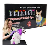 Tinte Capilar Para Perros | Marcador Para Cachorros,Set De Marcadores Lavable Y Seguro Para Estilismo En Cosplay Y Aseo Mascotas